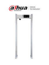 Arco detector de metales de 18 zonas con medición de temperatura y cámara térmica. Pantalla de 3.5
