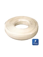 Cable bujía o doble aislado recomendado para cercos eléctricos YONUSA/ Bobina de 100 metros/ Calibre 22 AWG multifilar/ Hasta 12,000V
