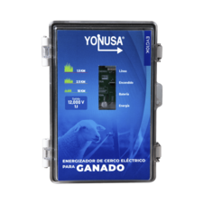Energizador para Ganado 10,000Volts-2JOULES/ 25,000 metros lineales de protección / Cercas Electrificadas
