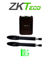 Kit de Pistones de Aluminio, Para Puertas Abatibles de Doble Servicio, Soporta 300 kg por Puerta, Instalación Sencilla sin Soldadura, Accesorios Incluidos, Alimentación 110V
