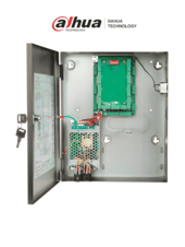 Control de acceso TCP/IP gestión avanzada para 8 puertas y 8 lectoras, con soporte para 100,000 tarjetas y 150,000 eventos. Integra biométricos y admite batería de respaldo