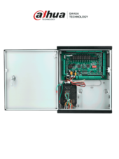 Control de acceso TCP/IP para 8 puertas y 8 lectoras vía Wiegand o RS485, con capacidad para 100,000 tarjetas y 150,000 eventos. Soporta biométricos y batería de respaldo.
