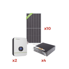KIT DE ENERGIA SOLAR PARA MINISPLIT 220VCA 2000W