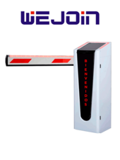 Barrera Vehicular Derecha Izquierda Con Led y Display para Texto Configurable / Motor 24 VDC / Alto flujo / Brazo Rectangular de 4 Metros / Velocidad 2 Segundos