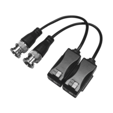 Kit de Transceptores (Baluns) con Terminal PUSH SUPERIOR PIG TAIL en ambos conectores, Resolución 4K , Cable flexible COAXIAL Blindado / COAXITRON / AUDIO POR COAXITRON /Conector 100% COBRE / Calidad PREMIUM